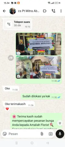 Testimonial Papan Bunga ijen nirwana