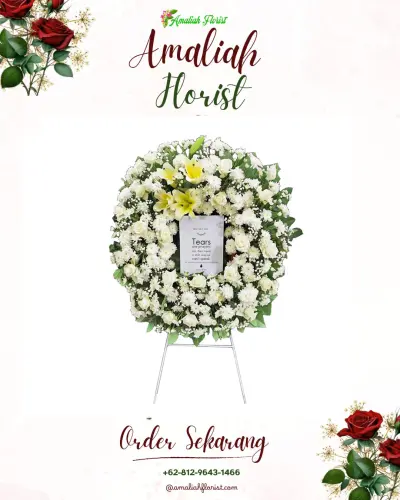 Krans Bunga Duka Cita ijen nirwana